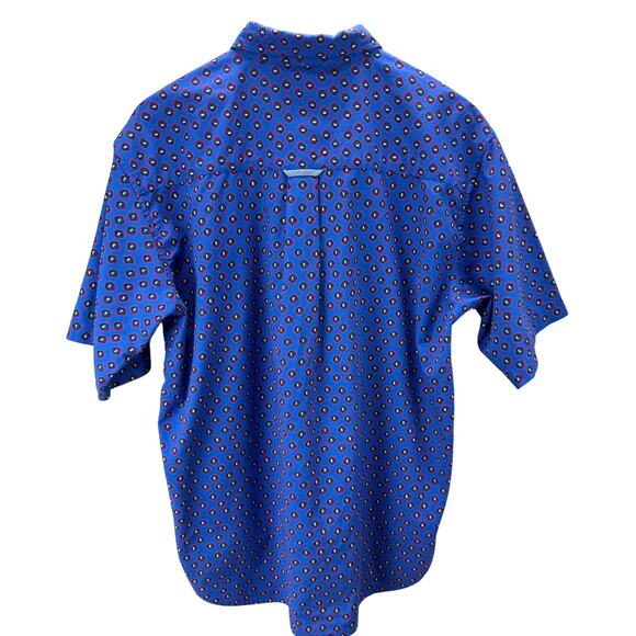 VTG 90s Pendleton Allover Geometric Print Shirt Men’s Size M Short Sleeve - Picture 2 of 5